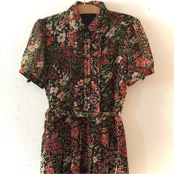 Floral Midi Dress - Picture 1 of 8